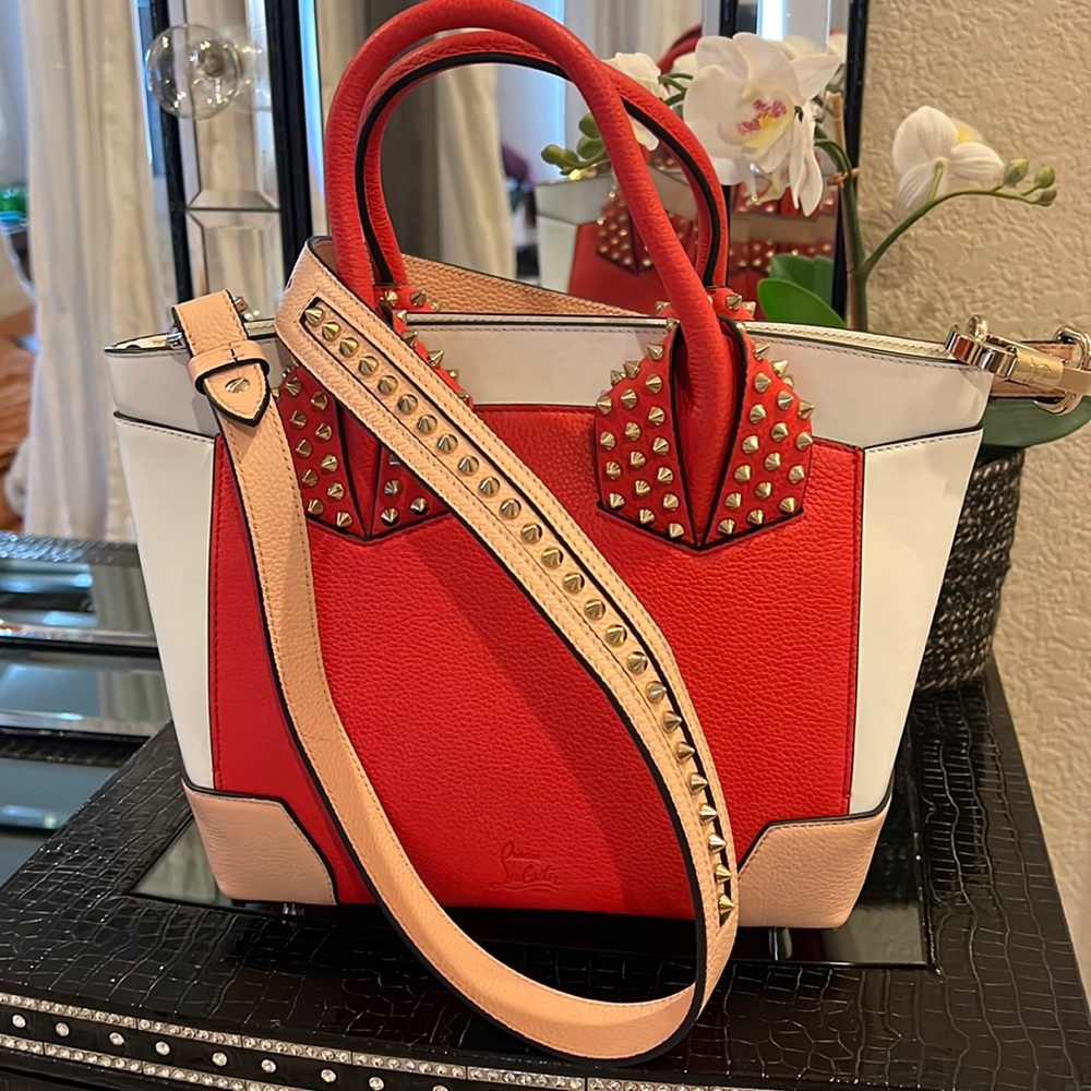 Louboutin Eloise Small Calf Empire/Calf Paris handbag like new condition.